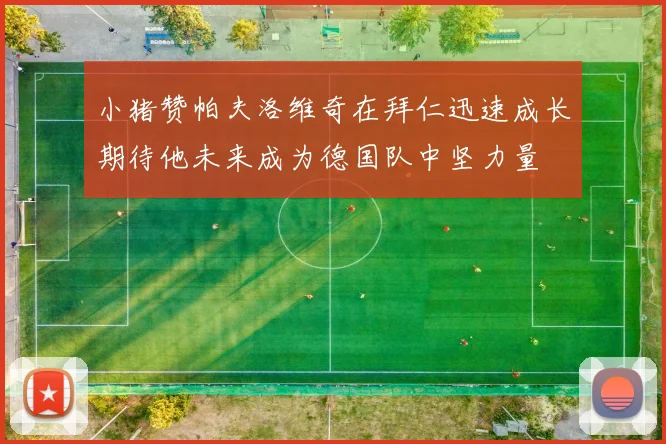 小猪赞帕夫洛维奇在拜仁迅速成长期待他未来成为德国队中坚力量